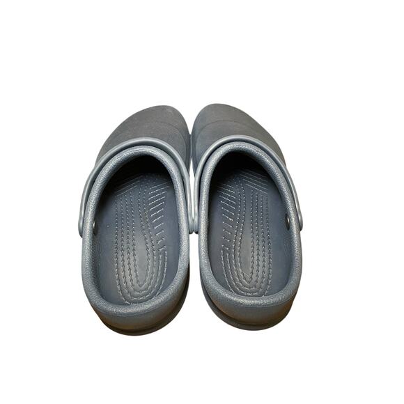 Crocs Men 9 Women 11 Bistro Work Clog Navy Blue Restaurant Non Slip Clog Shoe - Picture 4 of 11